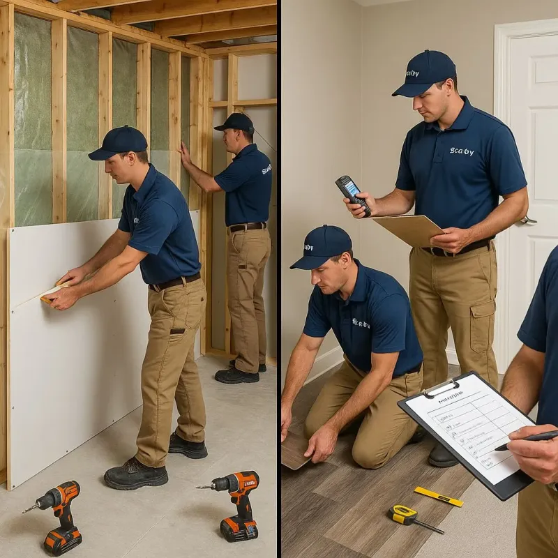 Repairs and Reconstruction process in New Baltimore, MI