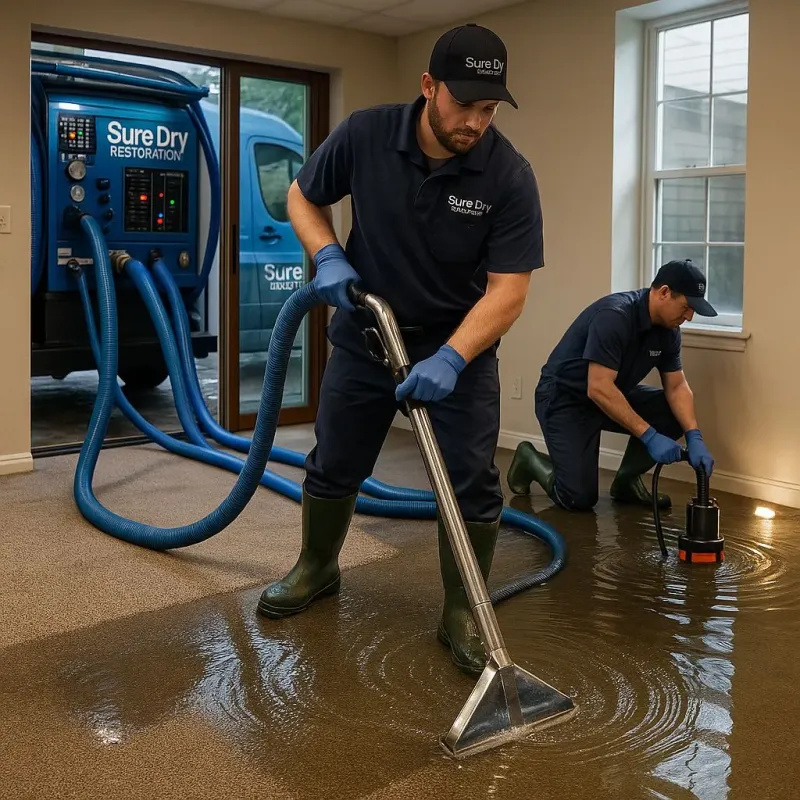 Water Extraction and Removal process in New Baltimore, MI